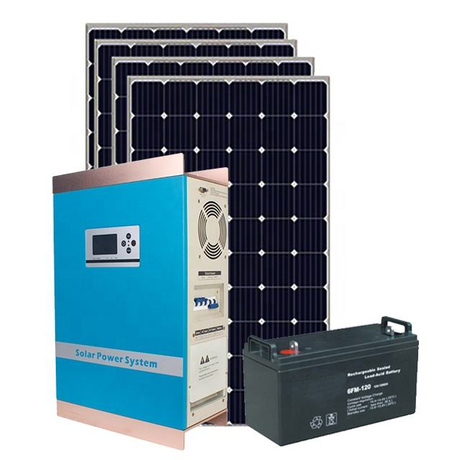 5kw off grid solar panel solar power generation system