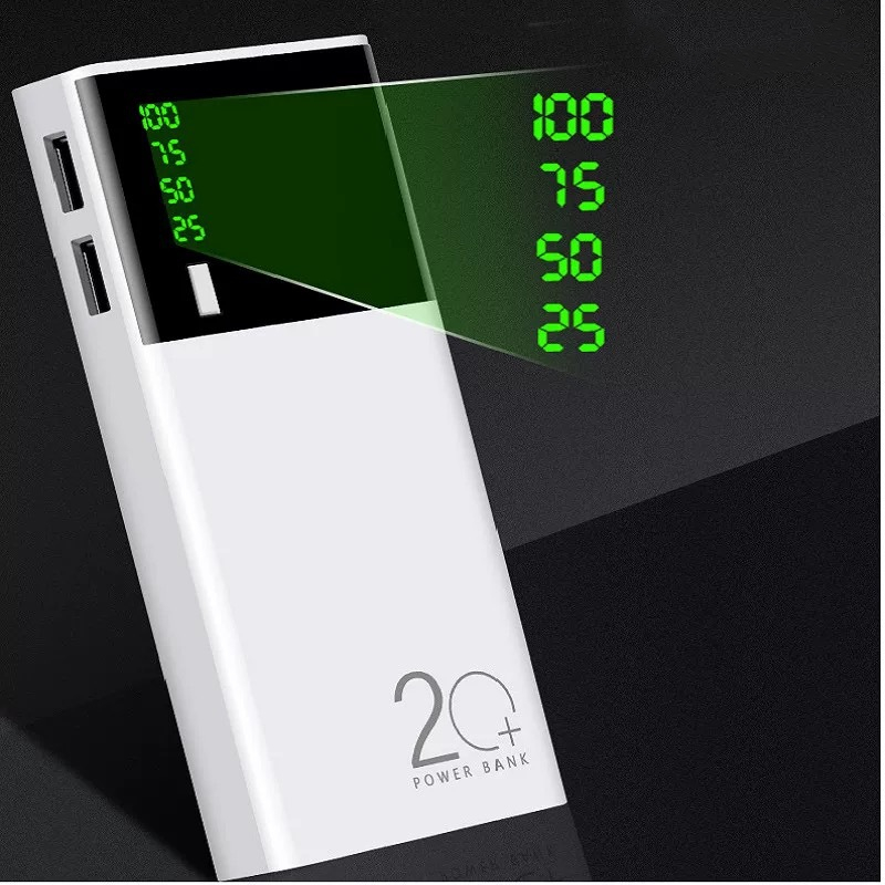 The Best Support Quick Charging Powerbank Big Capacity 10000mah Lithium Battery Mobile Power Bank With Light