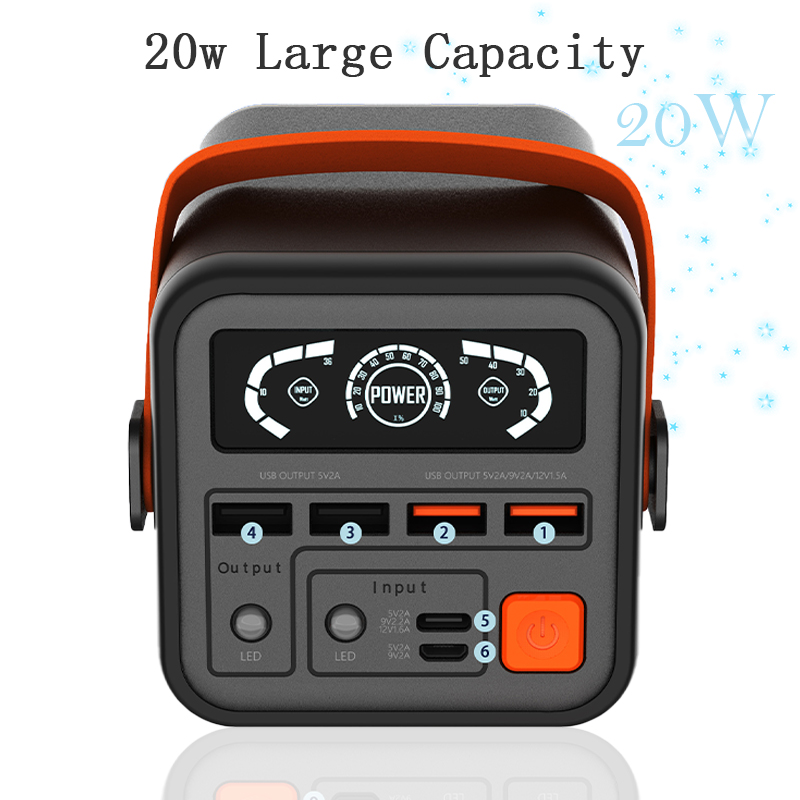 Weibaidac Portable Charger Power Bank 100000mah 60000mah 35w Emergency Lighting Outdoor Power Supply