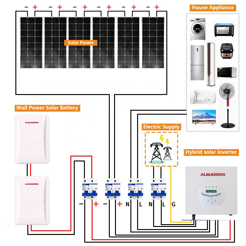 10kw solar panel inverter generation system 