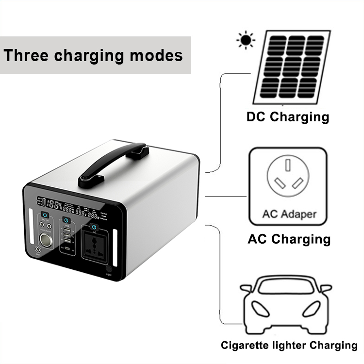 1000w 110v Electric Portable Power Station for Campers