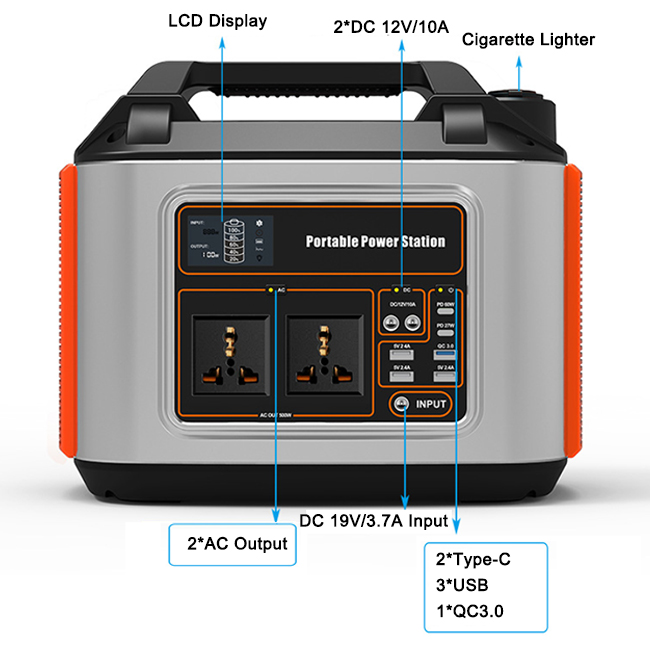 500w 110v Automotive Portable Power Generator for Home