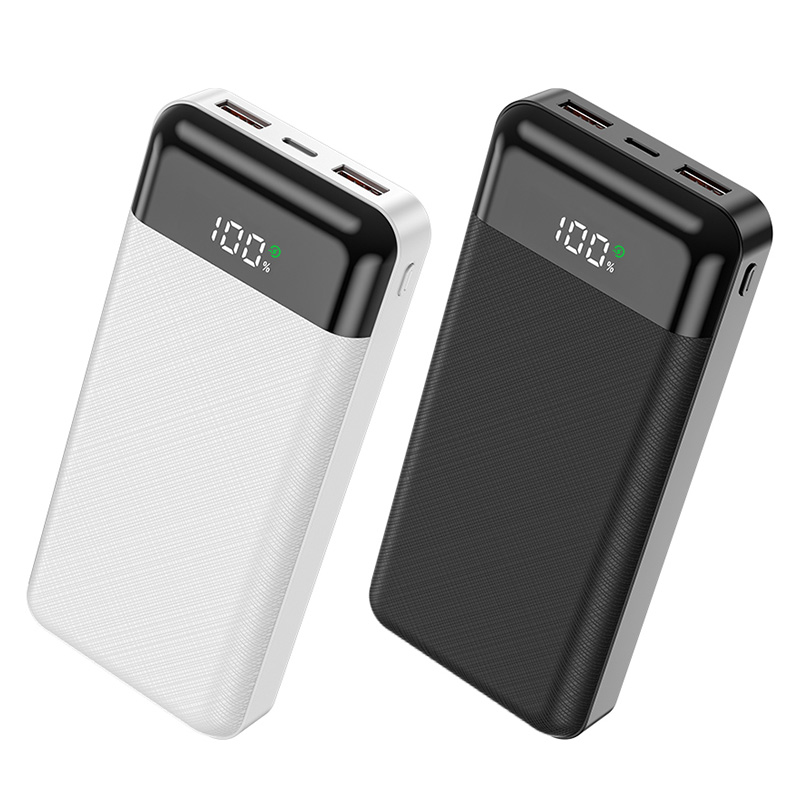 Portable Pd18w Fast Charge Digital Power Bank 20000mah,Mobile Charger 